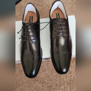 Express Men's Dark Brown Oxford Shoes